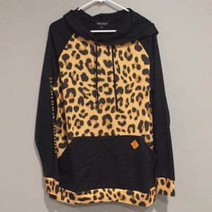 Simply Southern| NWOT Cheetah Print Hoodie
